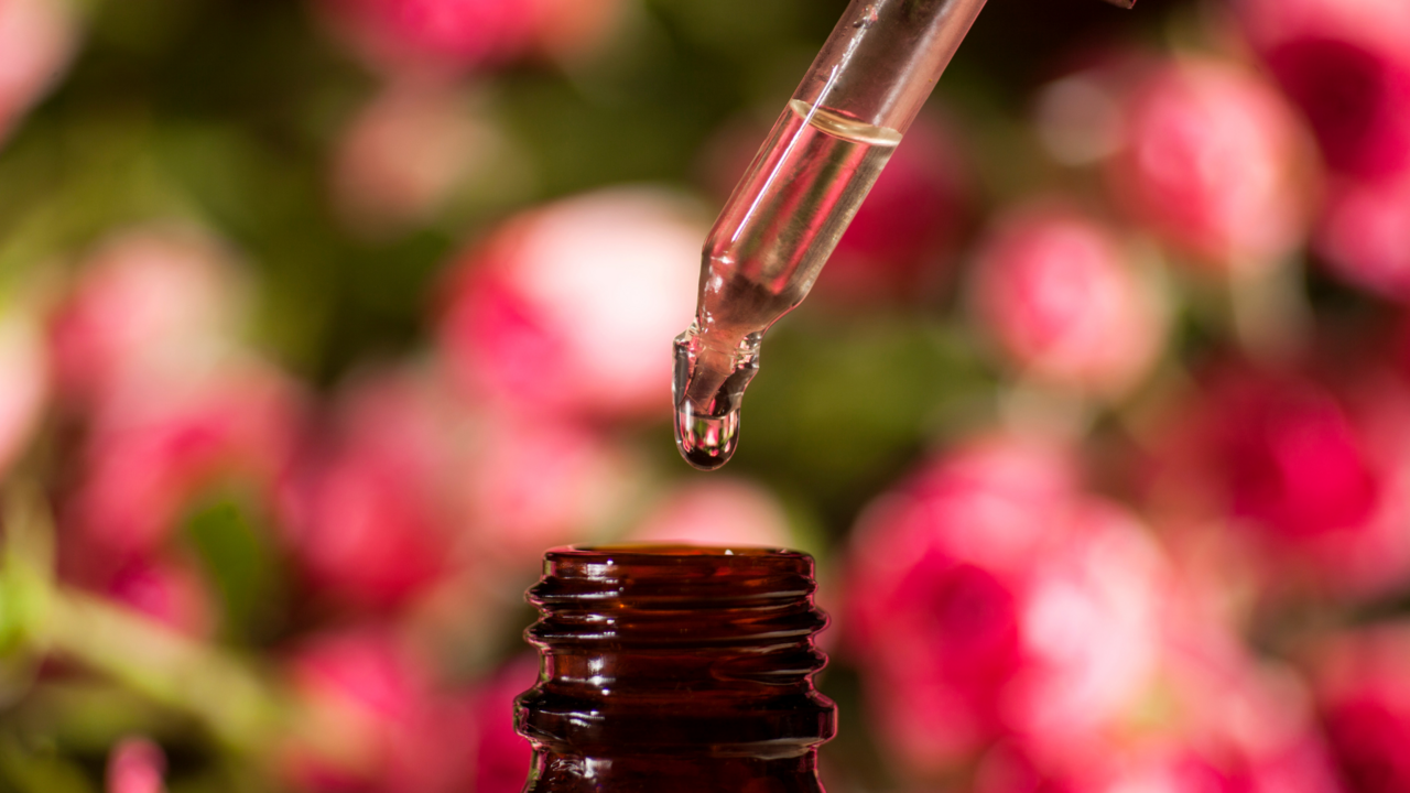 Rose Essential Oil - Dropper